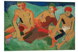 Obraz na PCV Three figures sitting on the grass, 1906