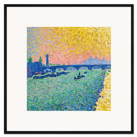 Gerahmter Kunstdruck Waterloo Bridge, 1906