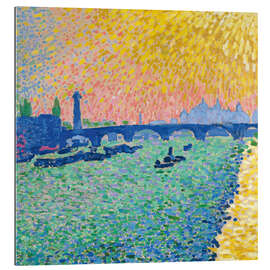 Quadro em plexi-alumínio Waterloo Bridge, 1906
