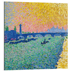 Magnettafel Waterloo Bridge, 1906