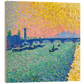 Hout print Waterloo Bridge, 1906 - André Derain
