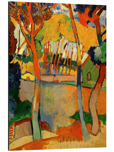 Aluminium print L’Estaque (Three Trees, L’Estaque), 1906