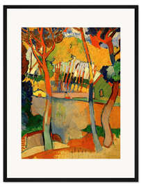 Gerahmter Kunstdruck Drei Bäume (L’Estaque), 1906