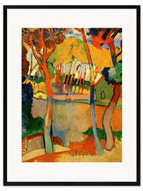 Impression artistique encadrée L’Estaque, 1906 - André Derain