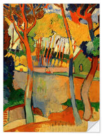 Självhäftande poster L’Estaque (Three Trees, L’Estaque), 1906