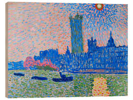 Holzbild The Thames and the Houses of Parliament, 1905 - André Derain