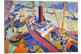 Quadro em plexi-alumínio The basin of London, 1906