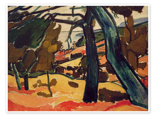 Poster Pines near Cassis, 1907