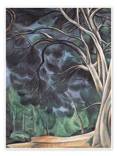 Poster Troncs d'arbres, 1912