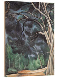 Holzbild Baumstämme, 1912