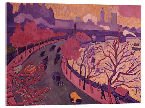 Tableau en verre acrylique Pont de Westminster, 1906
