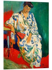 Akrylbillede Madame Matisse with kimono, 1905 - André Derain