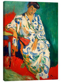 Quadro em tela Madame Matisse with kimono, 1905 - André Derain