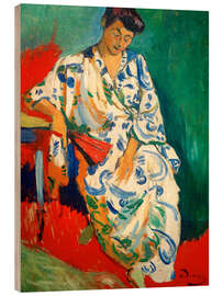 Wood print Madame Matisse with kimono, 1905 - André Derain