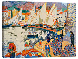 Canvas print Drying the Sails, 1905 - André Derain