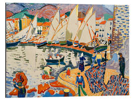 Magnettafel Das Trocknen der Segel, 1905