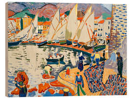Trätavla Drying the Sails, 1905 - André Derain