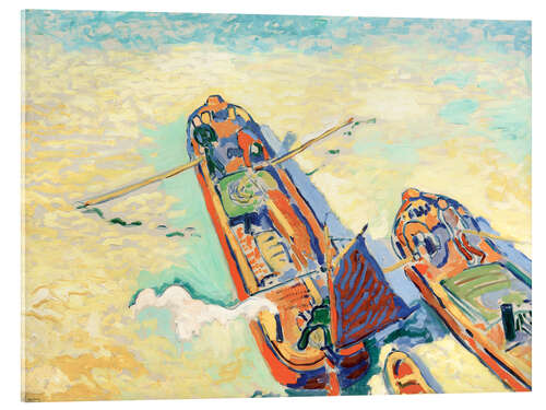 Obraz na szkle akrylowym The two barges, 1906