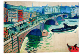 Stampa su vetro acrilico London Bridge, 1906 - André Derain