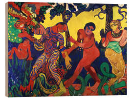 Tableau en bois La Danse, 1906