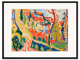 Gerahmter Kunstdruck Landschaft bei Collioure, 1905