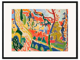 Impression artistique encadrée Paysage près de Collioure, 1905