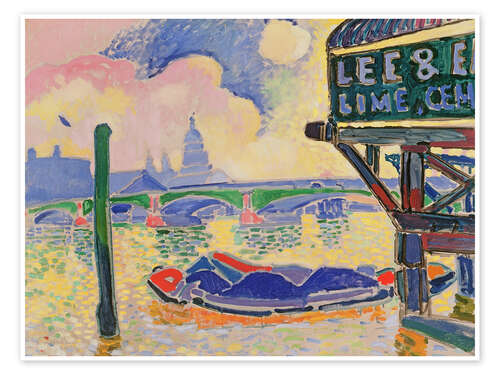 Poster Blackfriars, 1906