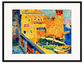 Gerahmter Kunstdruck Der Leuchtturm bei Collioure, 1905