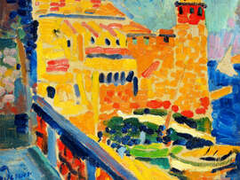 Magnettafel Der Leuchtturm bei Collioure, 1905