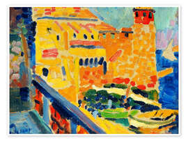 Plakat The lighthouse at Collioure, 1905