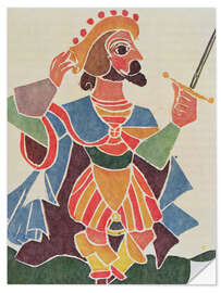Selvklebende plakat Illustration from Pantagruel, 1943