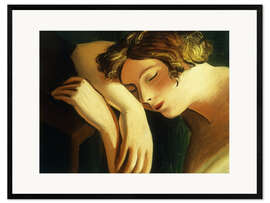 Gerahmter Kunstdruck Femme Dormee