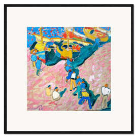 Framed art print Fishermen near Collioure