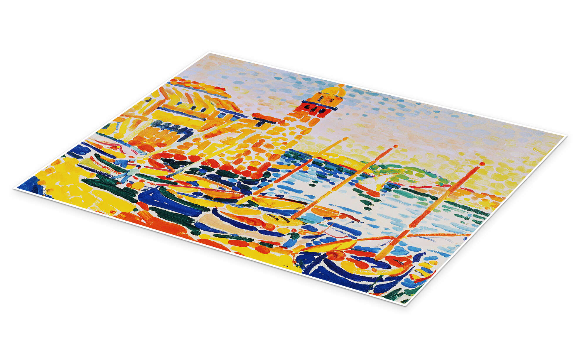 The port of Collioure, 1905 print by André Derain | Posterlounge