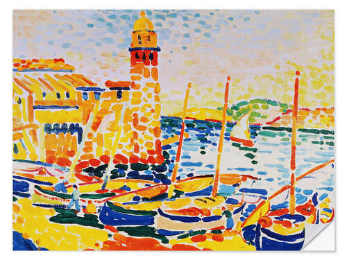 Wall sticker The port of Collioure, 1905