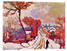 Akrylglastavla Landscape in the Snow, 1905