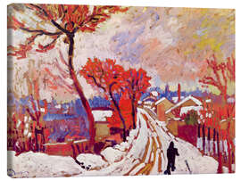 Tableau sur toile Paysage sous la neige, 1905 - André Derain