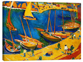 Leinwandbild Collioure: Der Fischerhafen, 1905 - André Derain
