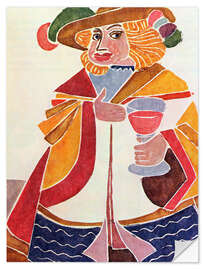 Wandsticker Illustration von Gargantua, 1943