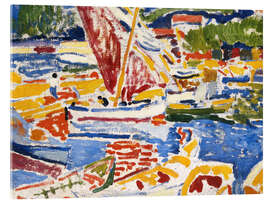 Quadro em acrílico Le Petit Port, l'Estaque, 1905 - André Derain