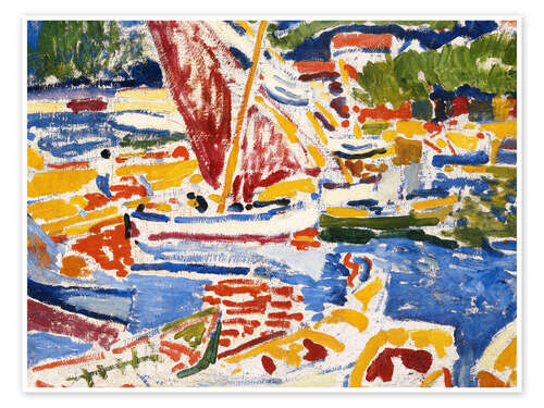 Poster Le Petit Port, l'Estaque, 1905