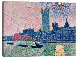 Canvas print Westminster from the South Bank, London, 1905 - André Derain