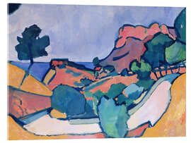 Acrylic print Mountain Road, 1907 - André Derain