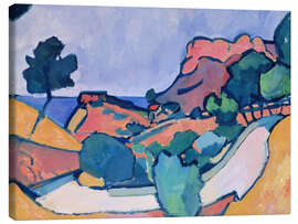 Canvas print Mountain Road, 1907 - André Derain