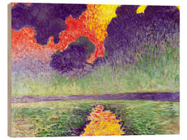 Quadro de madeira Effect of the Sun on Water, London, 1906 - André Derain