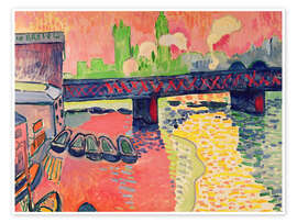 Wandbild Charing Cross Bridge, London, 1906 - André Derain