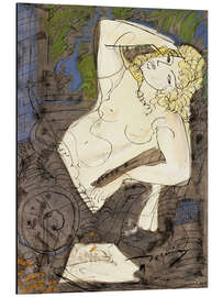 Alubild Reclining Nude