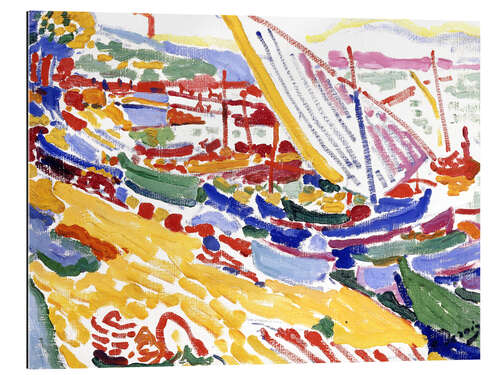 Cuadro de plexi-alu Boats at the port of Collioure, 1905