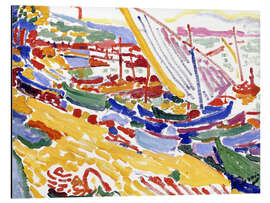 Magnettafel Boote bei dem Hafen von Collioure, 1905