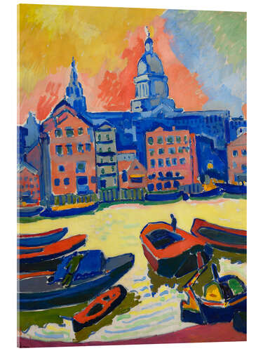 Quadro em acrílico London: St. Paul's Cathedral seen from the Thames, 1906